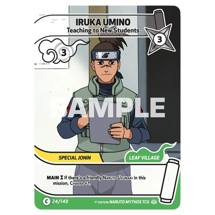 Iruka Umino 024/140 Shinobi Shiren
