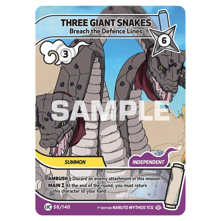 Three Giant Snakes 056/140 Shinobi Shiren