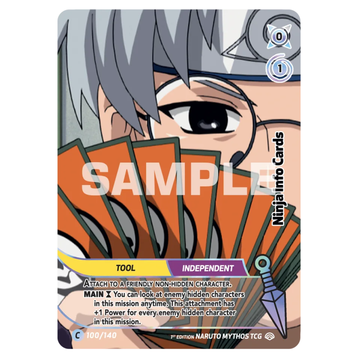 Ninja Info Cards 100/140 Shinobi Shiren