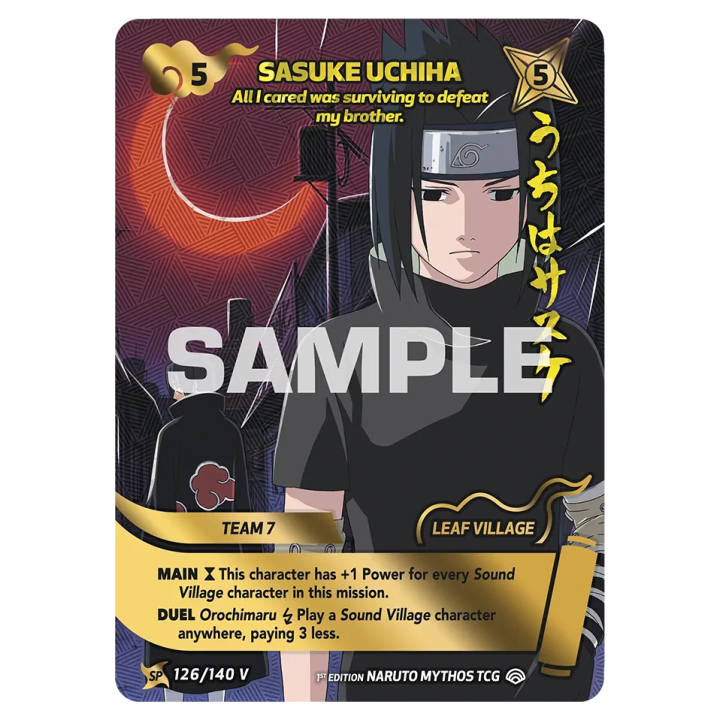 Sasuke Uchiwa 126/140 Shinobi Shiren