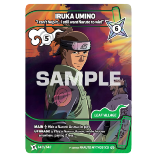 Iruka Umino 140/140 Shinobi Shiren