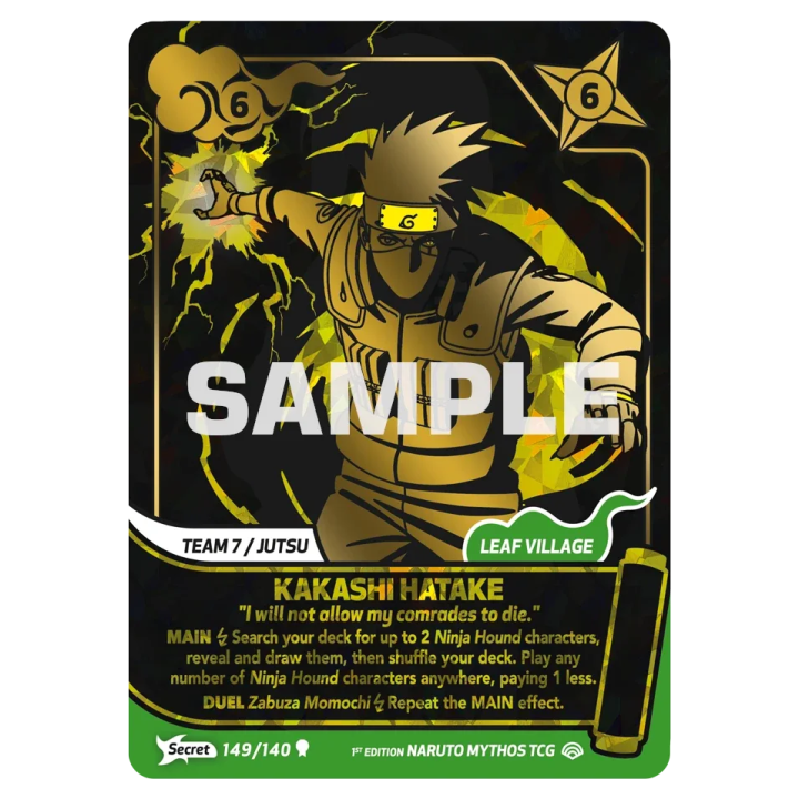 Kakashi Hatake 149/140 Shinobi Shiren