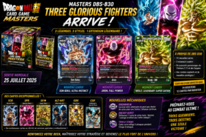 Dragon Ball Super Card Game Masters DBS-B30 Three Glorious Fighters arrive