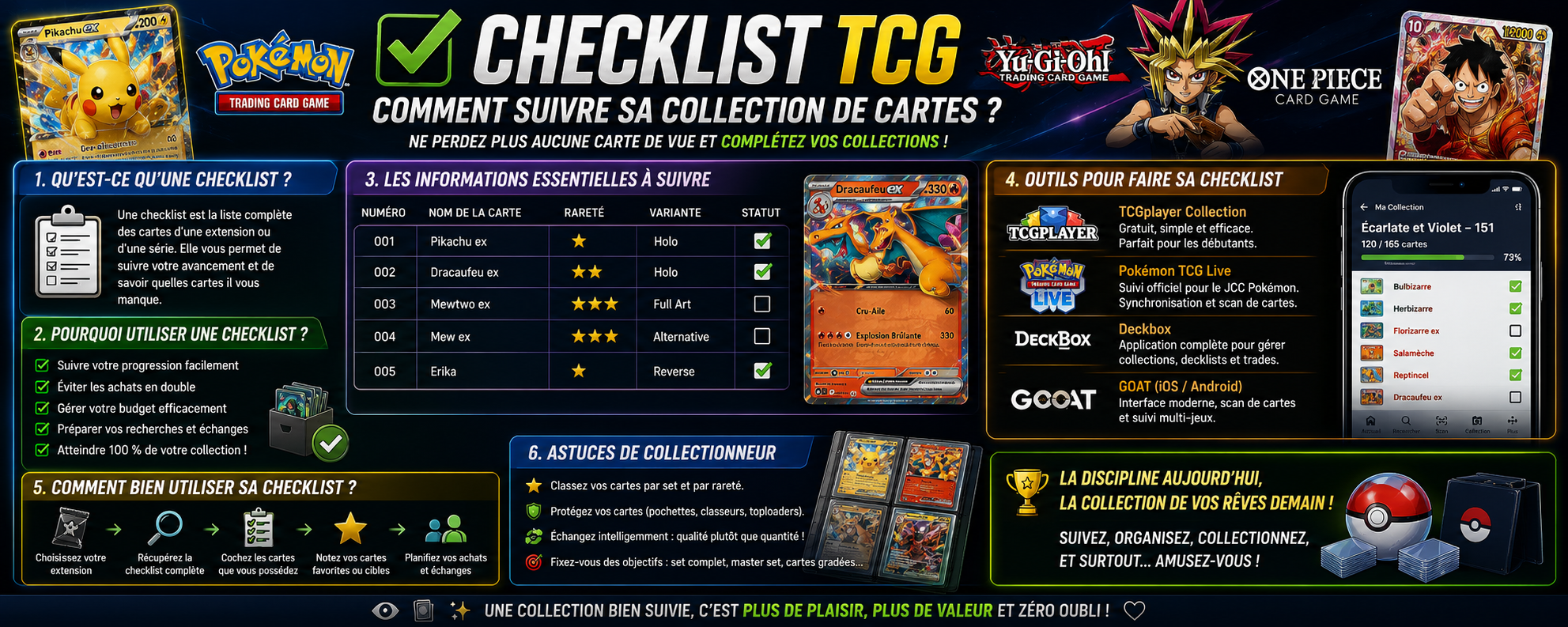 Guide ultime pour organiser vos cartes