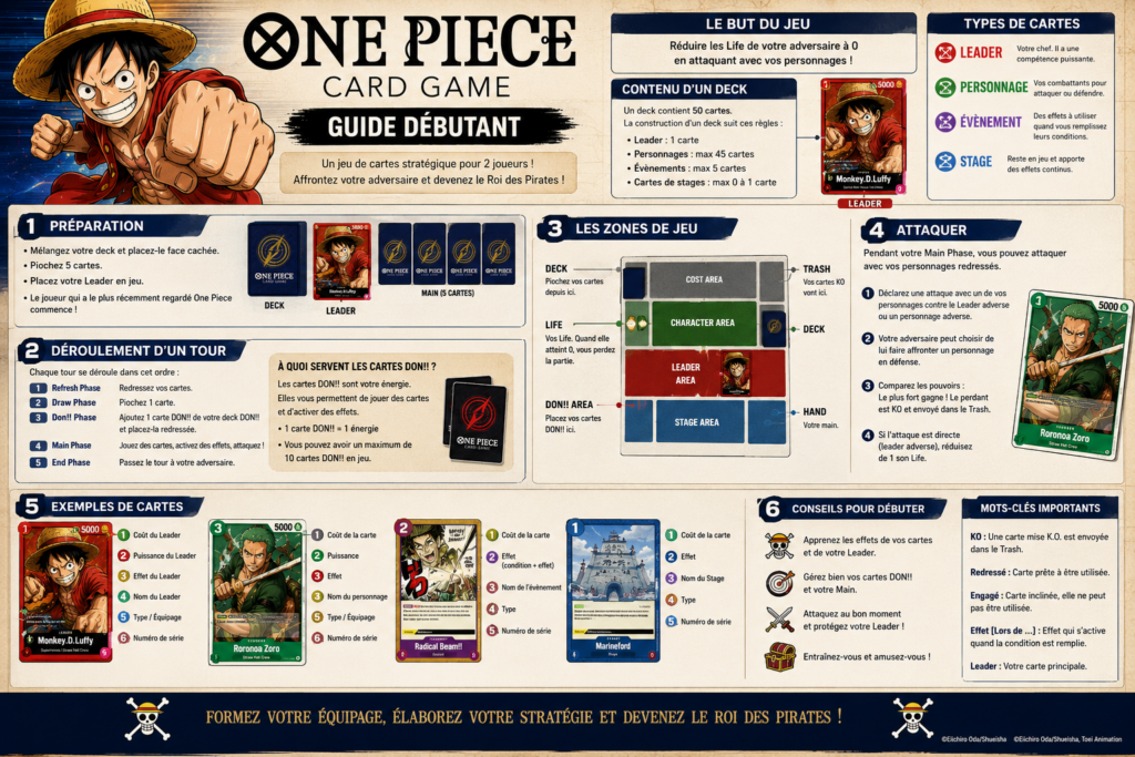 OnePiece-comment-jouer-v1-1024x683 Comment jouer à One Piece Card Game ? Guide débutant