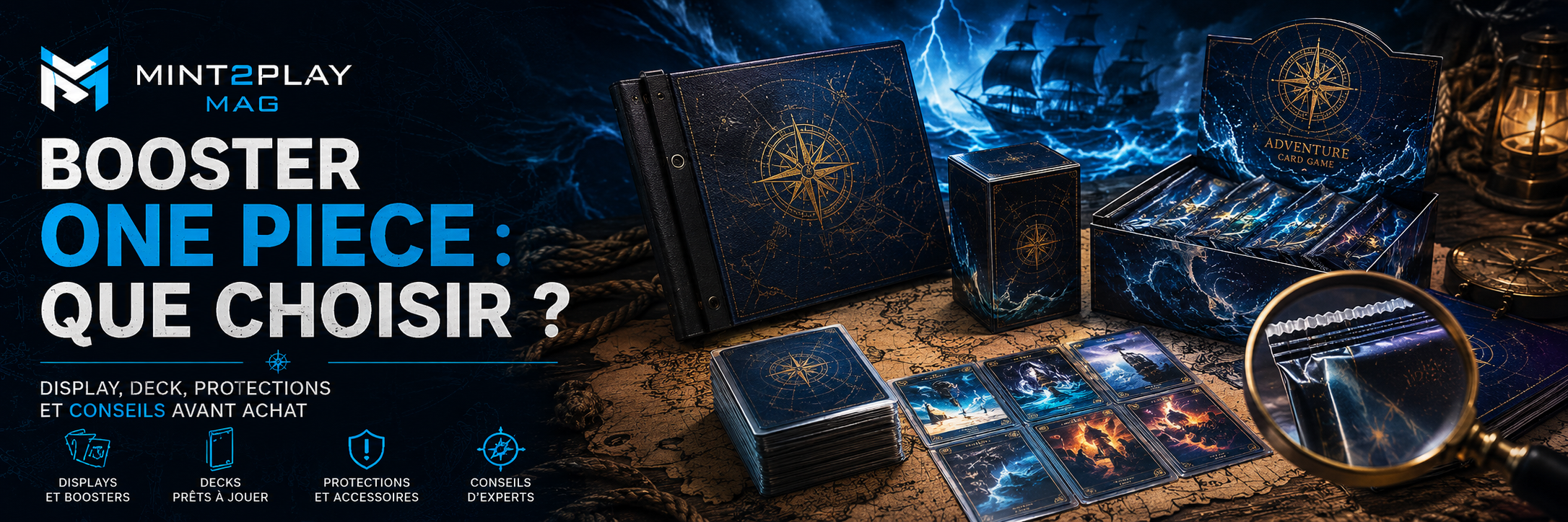 Booster One Piece Card Game avec display deck cartes à l’unité et conseils d’achat