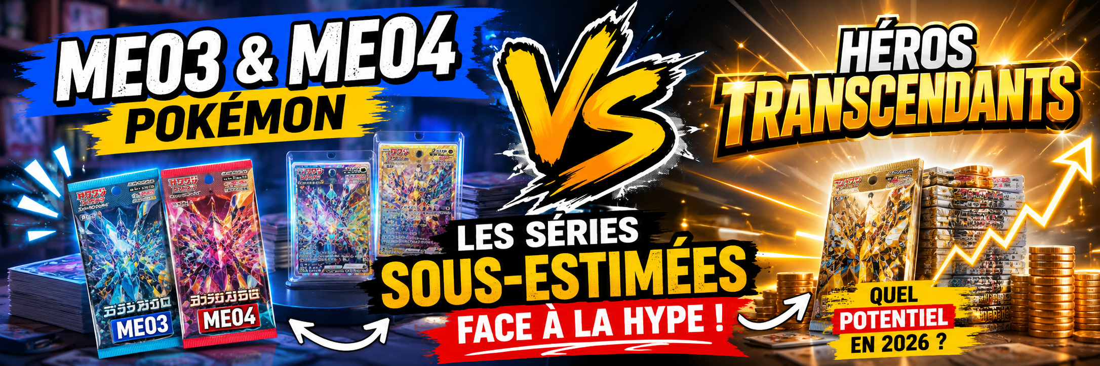 Pokémon ME03 ME04 séries sous-estimées face à Héros Transcendants