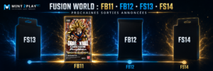 Dragon Ball Fusion World FB11, FB12, FS13 et FS14 annoncés par Bandai pour 2026