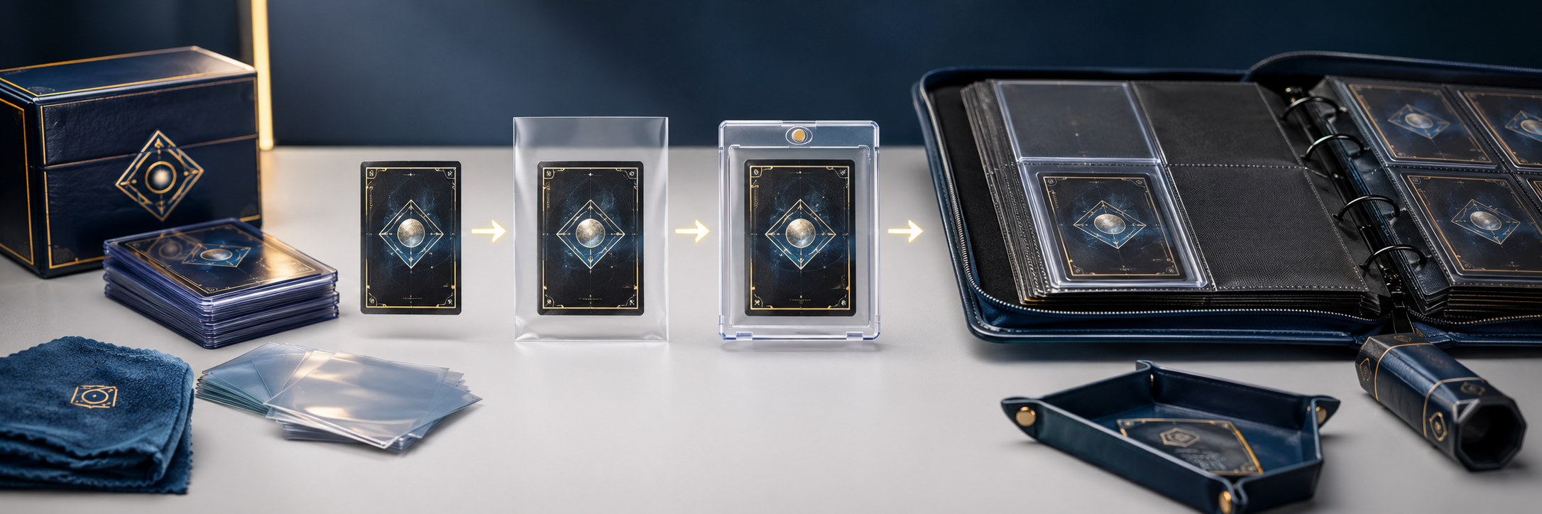 Comment protéger ses cartes TCG avec sleeves, toploaders, classeurs et deck boxes