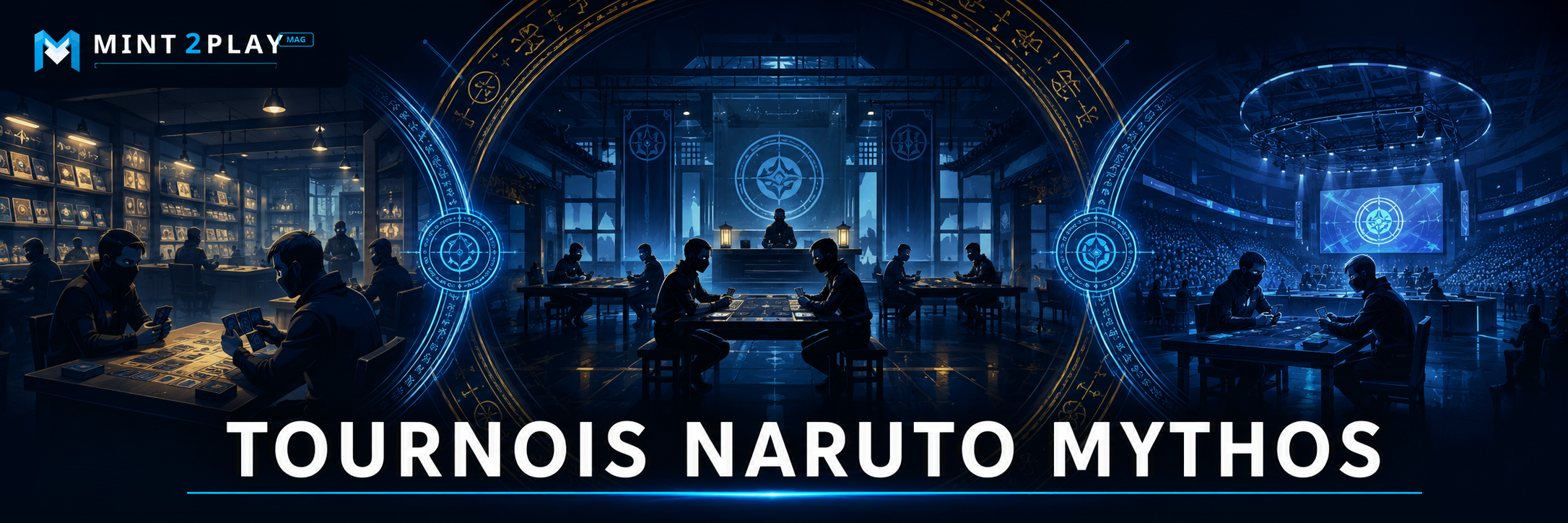 Parcours des tournois Naruto Mythos TCG des boutiques aux Regionals