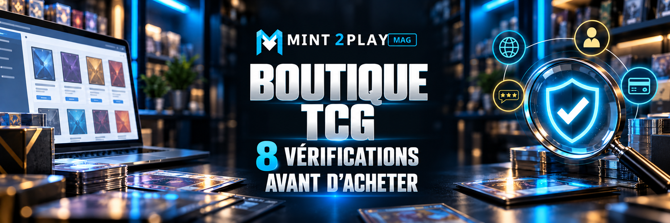 Vérifier une boutique TCG avant un achat de cartes ou de produits scellés