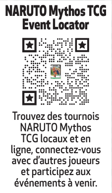 Naruto-Mythos-TCG-Event-Locator-QRCode-Mint2play-Le-mag Naruto Mythos SET 2 : les cartes à découvrir dans Shinobi Shiren