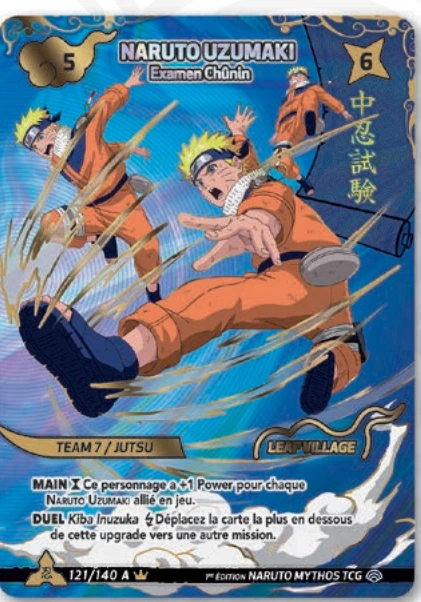 naruto-uzumaki-carte-shinobi Naruto Mythos SET 2 : les cartes à découvrir dans Shinobi Shiren