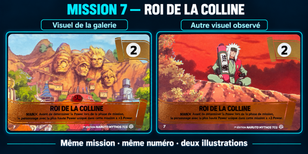 Mission-7-—-Roi-de-la-colline-1-1024x512 Naruto Mythos Set 2 : 10 missions, 20 illustrations en 1re édition