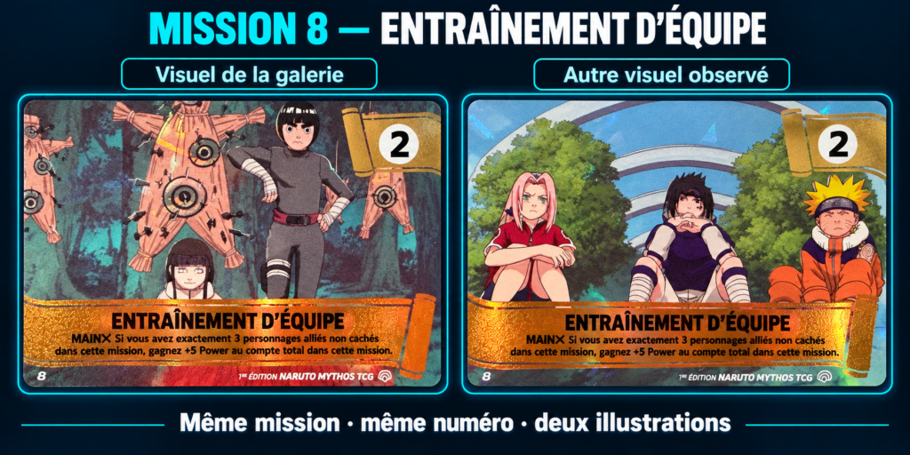 Mission-8-_-comparaison-de-deux-visuels-2-1024x512 Naruto Mythos Set 2 : 10 missions, 20 illustrations en 1re édition